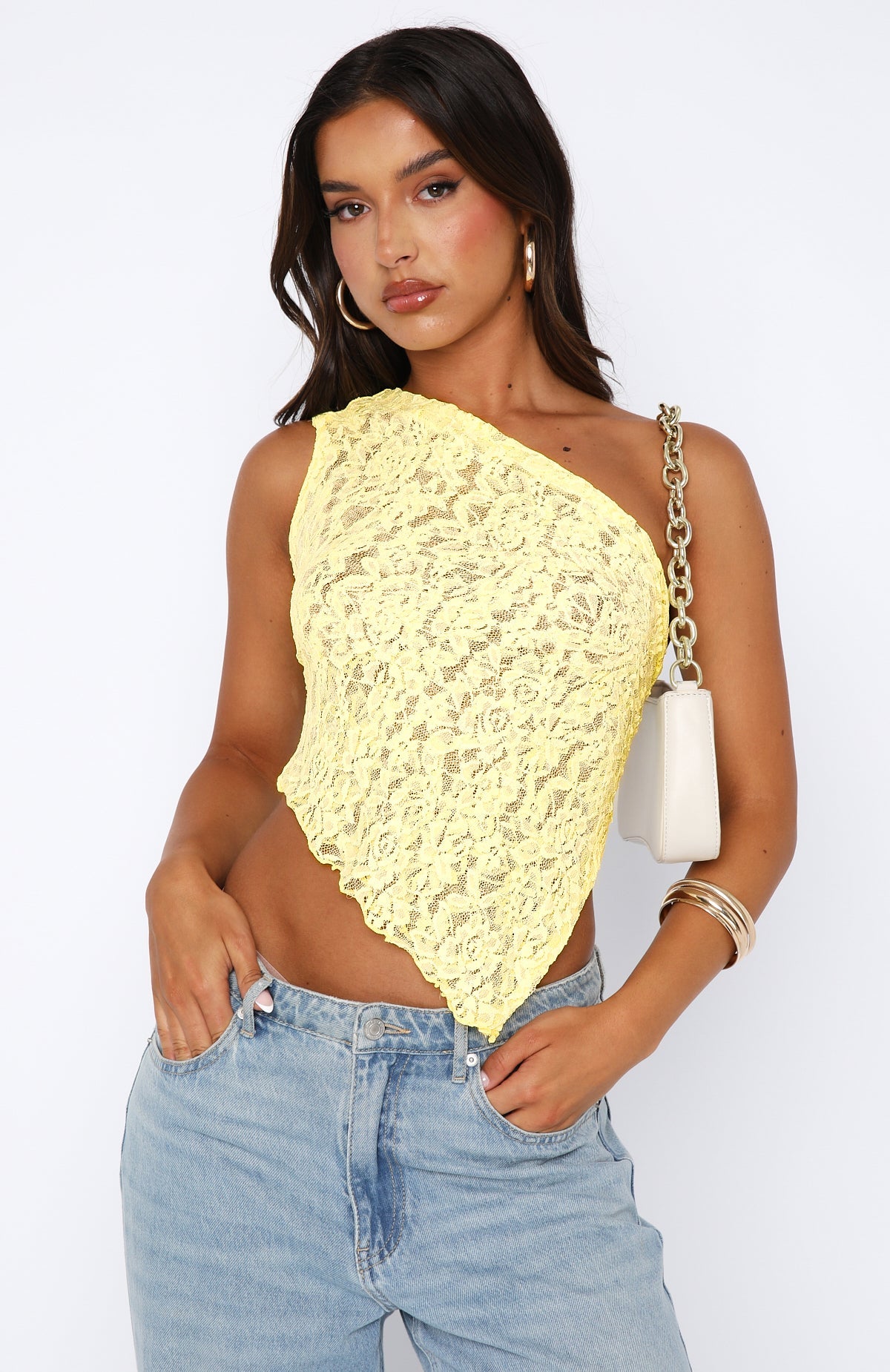Cera | Love Story Lace Top Lemon