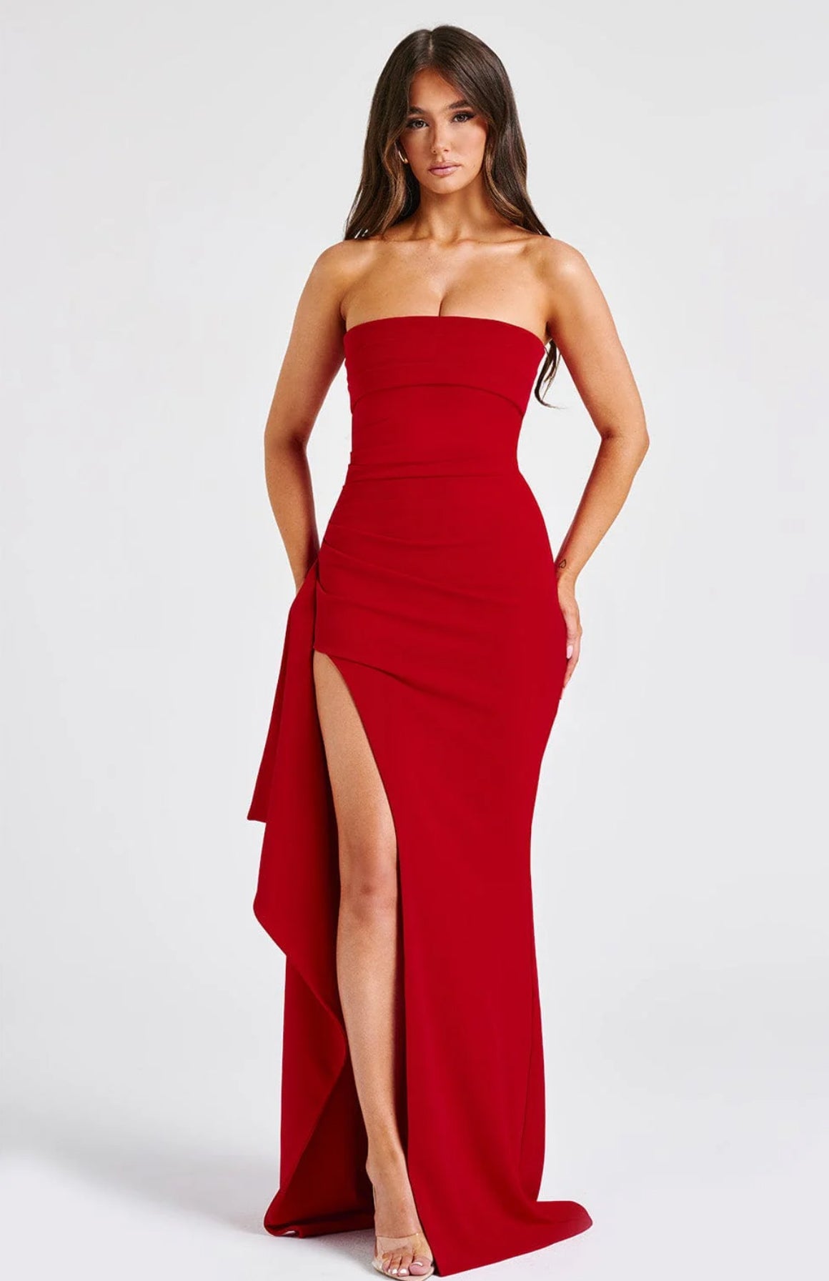 Sophia Strapless Maxi-Jurk | Tijdloze Elegantie en Verleiding