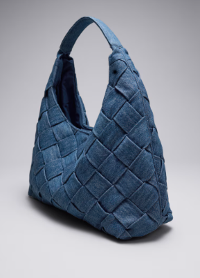 Amara | Braided Denim Tote Bag