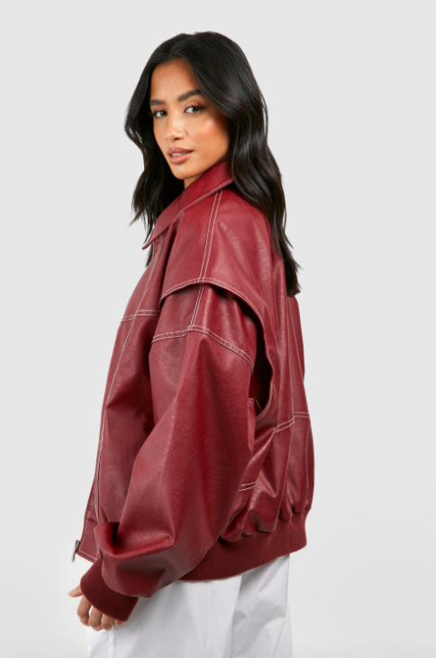 Lakra | Elegant Oversized Leather jacket