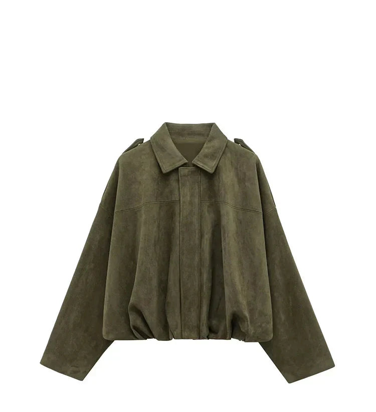 Mara | Elegant Suede Loose Jacket