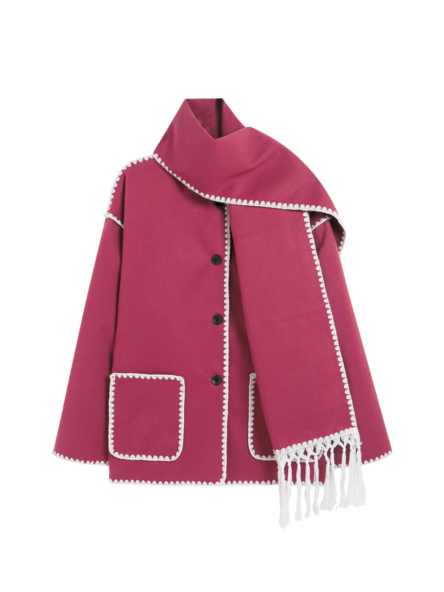 Aurelia™ - Luxe Scarf Jacket