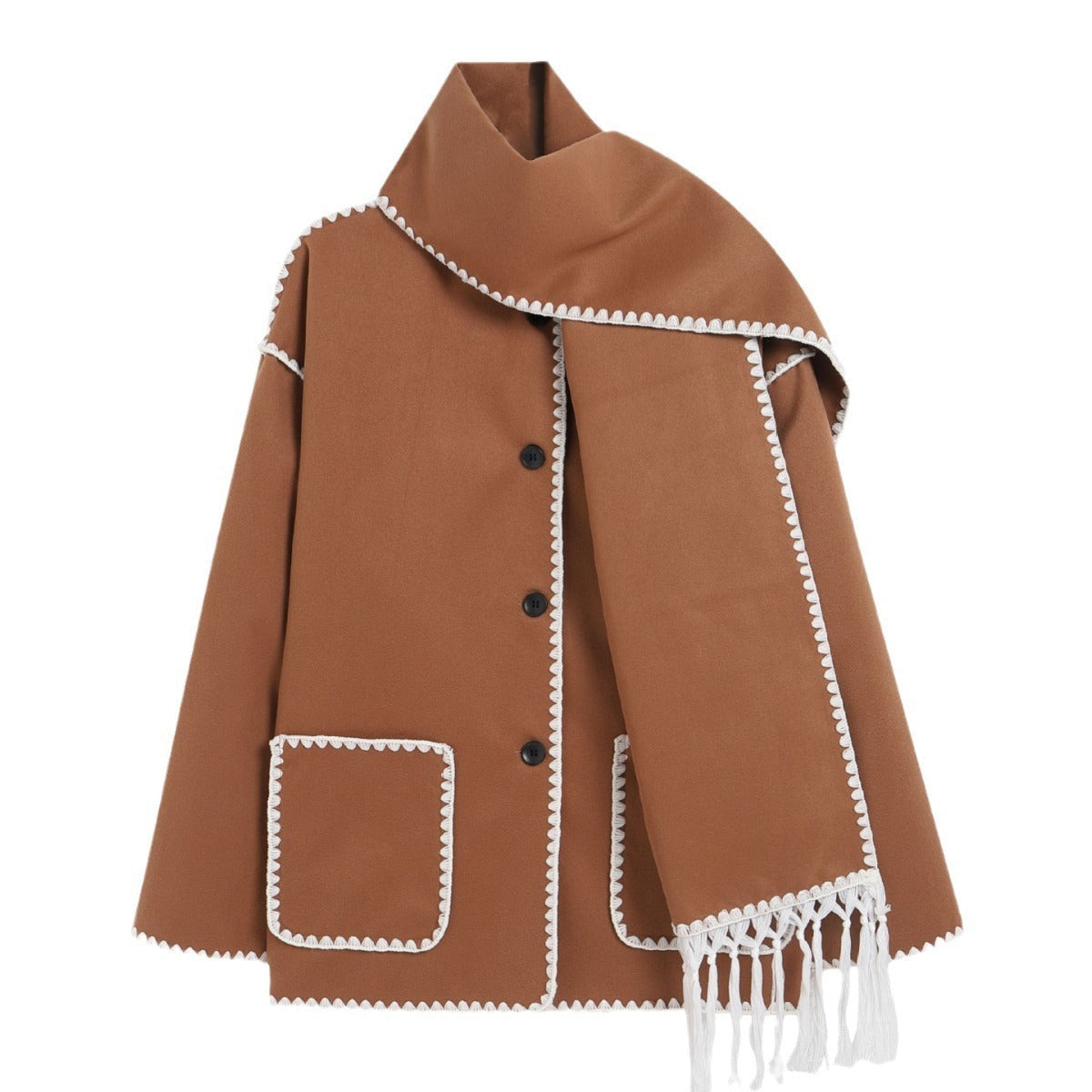 Aurelia™ - Luxe Scarf Jacket