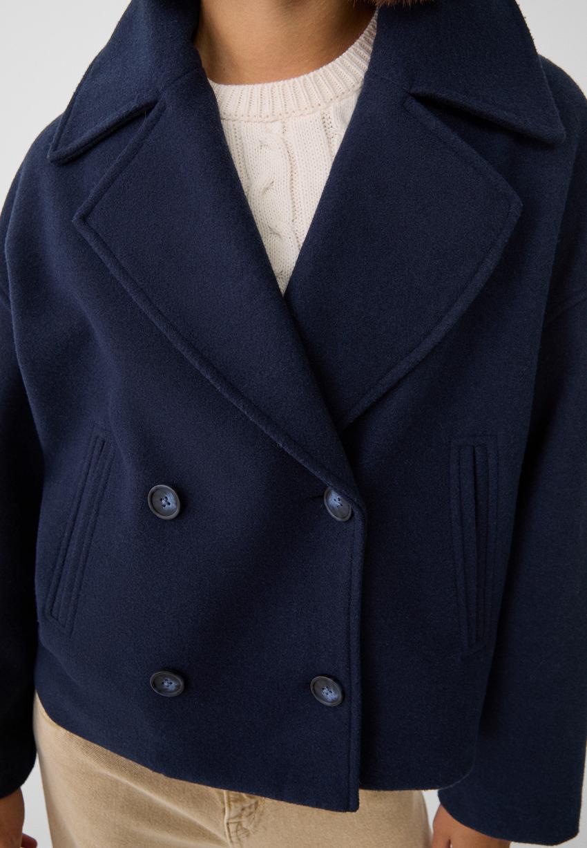 Flairy double breasted coat