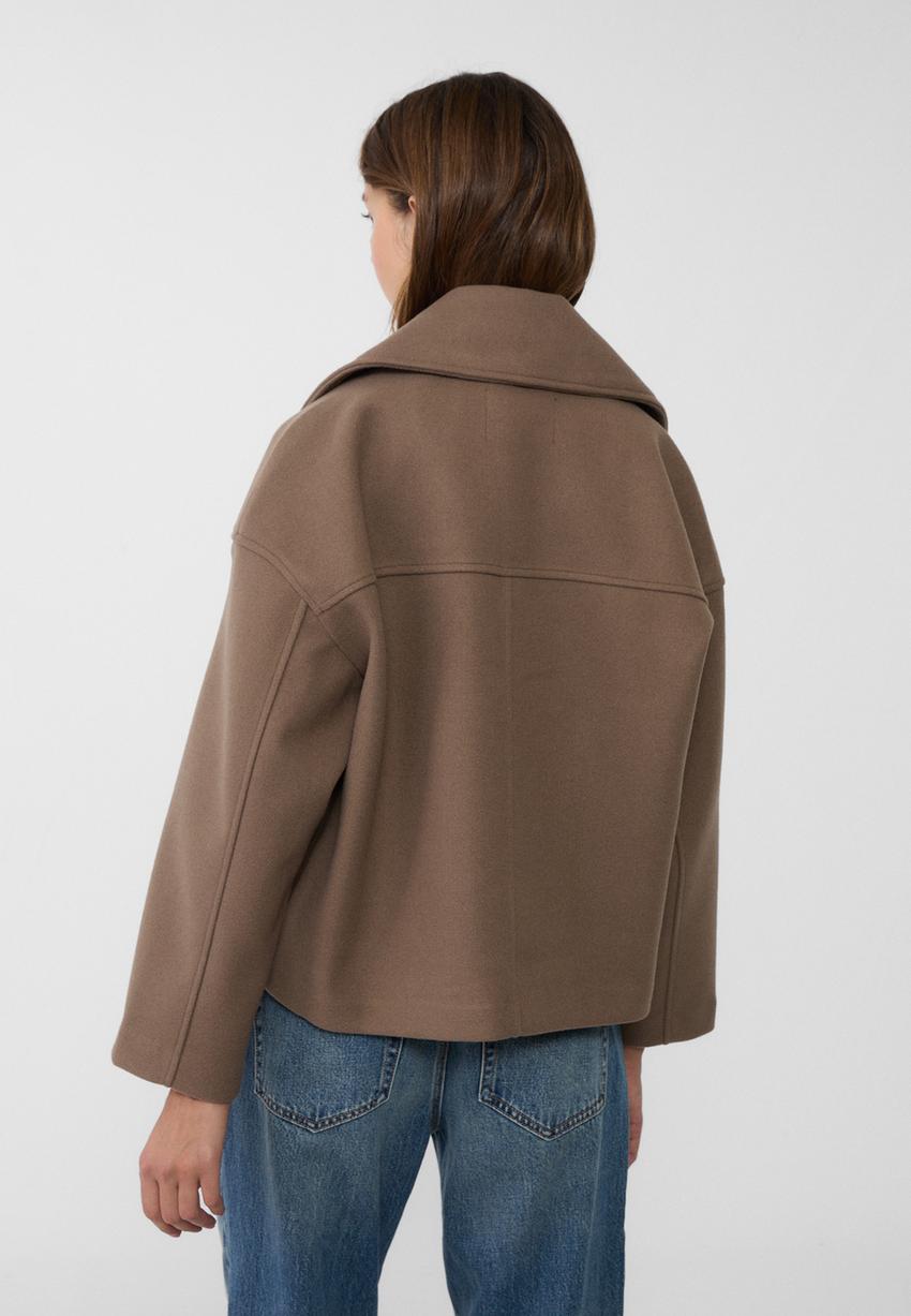 Flairy double breasted coat