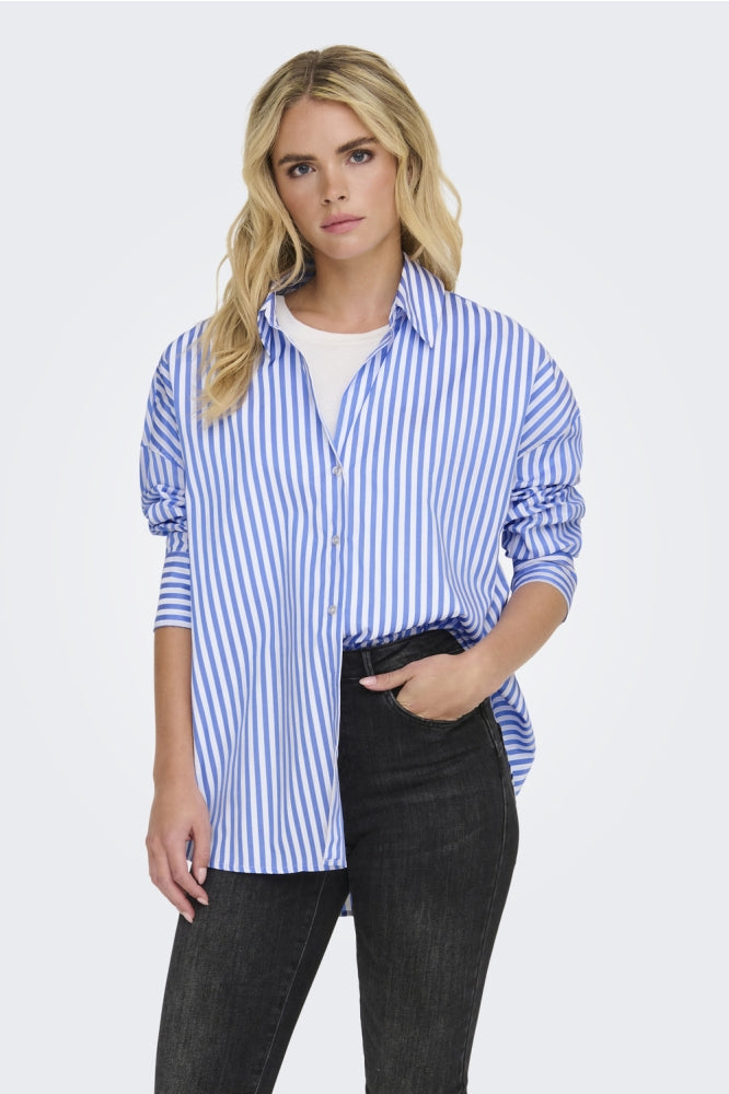 NOVA | Trendy Oversized Striped blouse