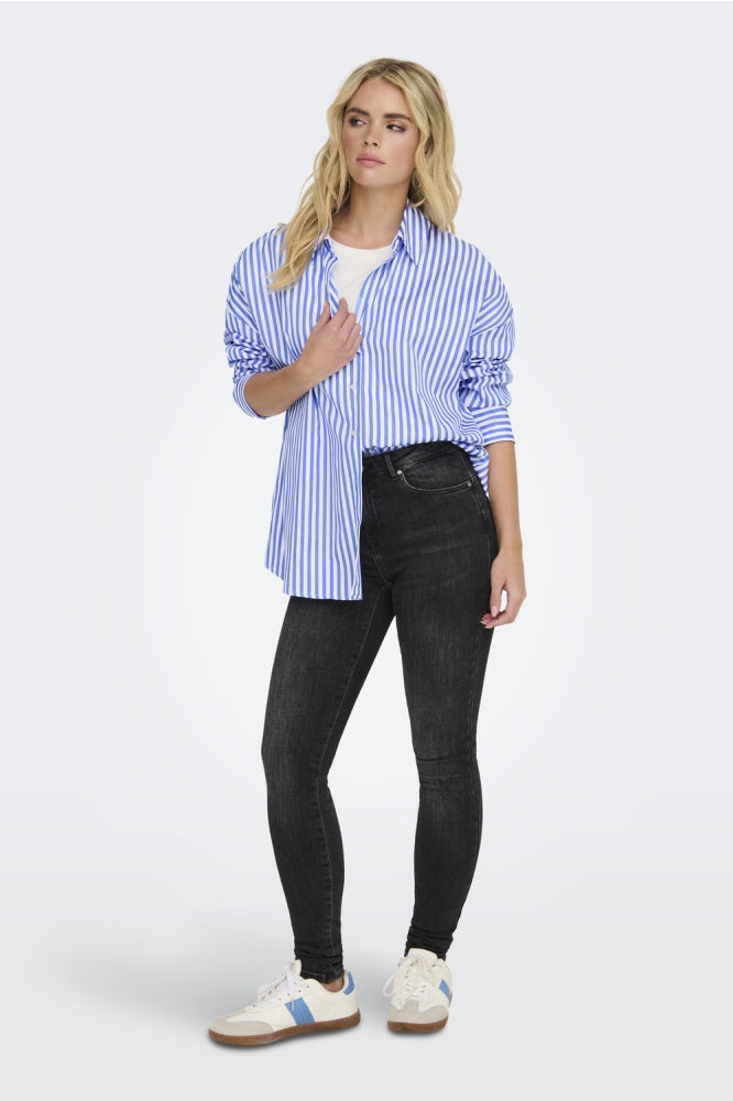 NOVA | Trendy Oversized Striped blouse