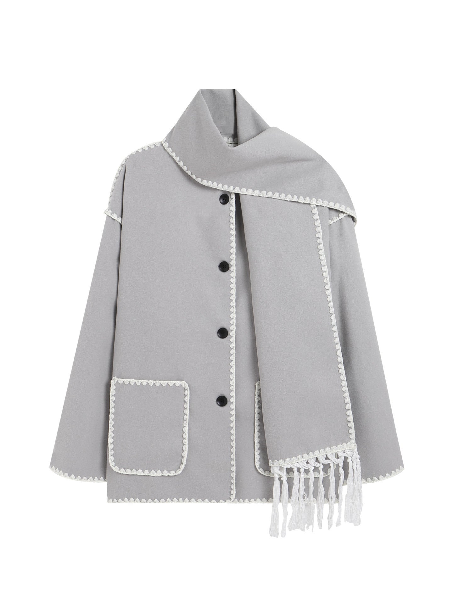 Aurelia™ -  Luxe Scarf Jacket