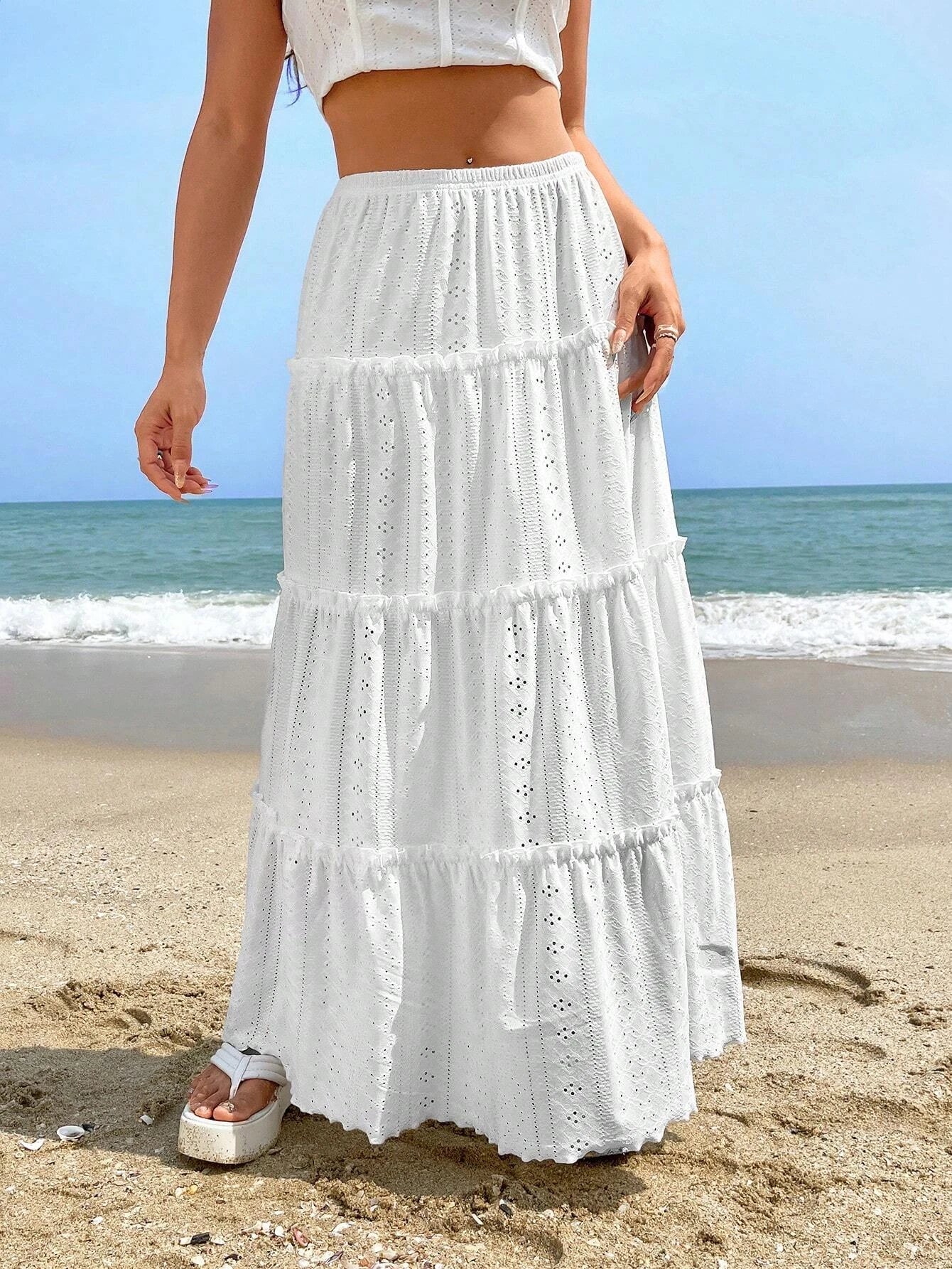 ZORA | Fashionable Long Wide Skirt