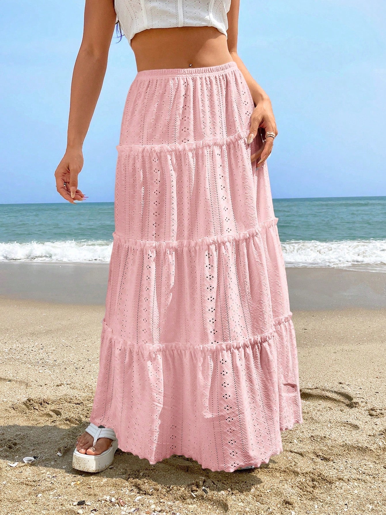 ZORA | Fashionable Long Wide Skirt