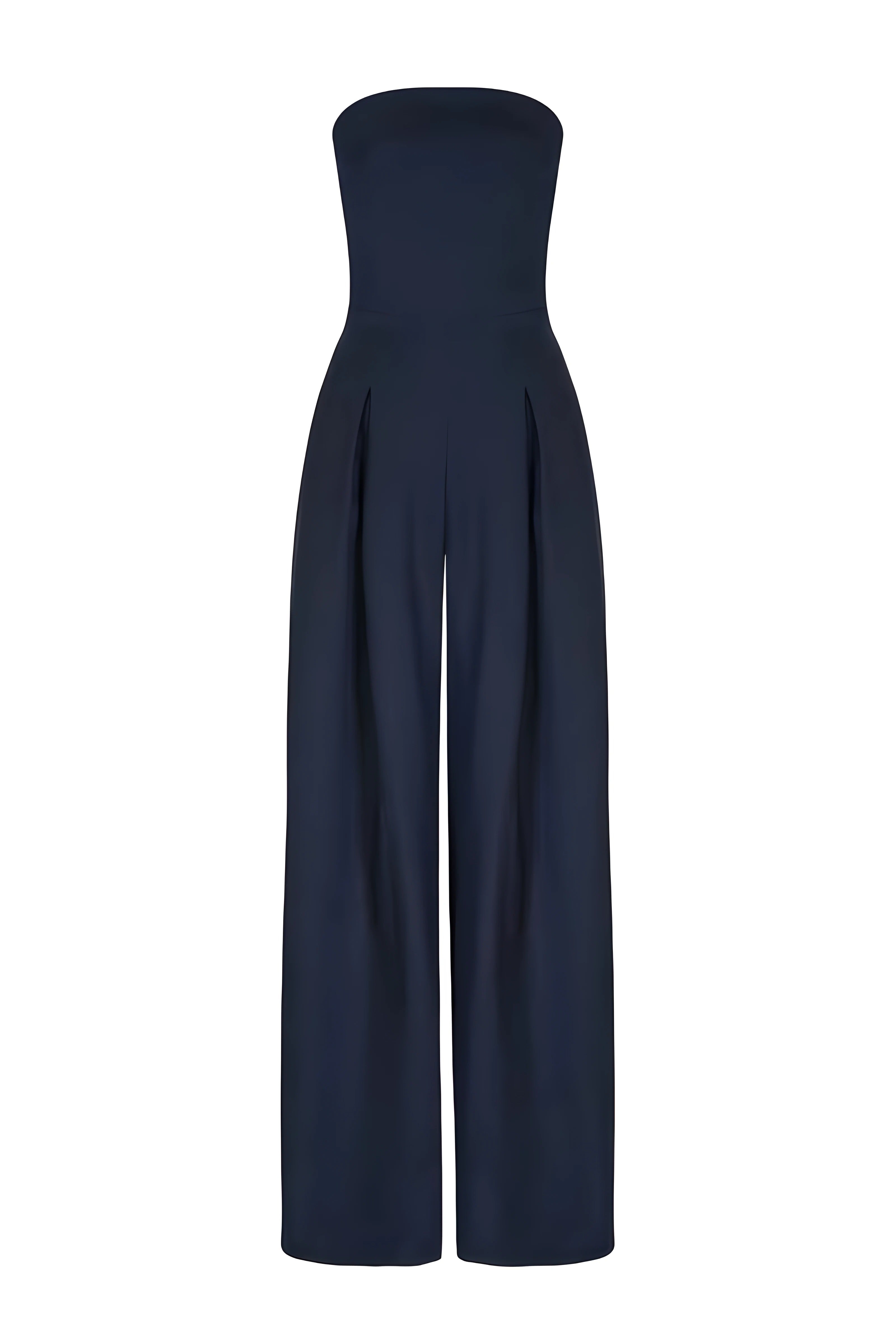 Sylvie - Strapless Jumpsuit With Pockets