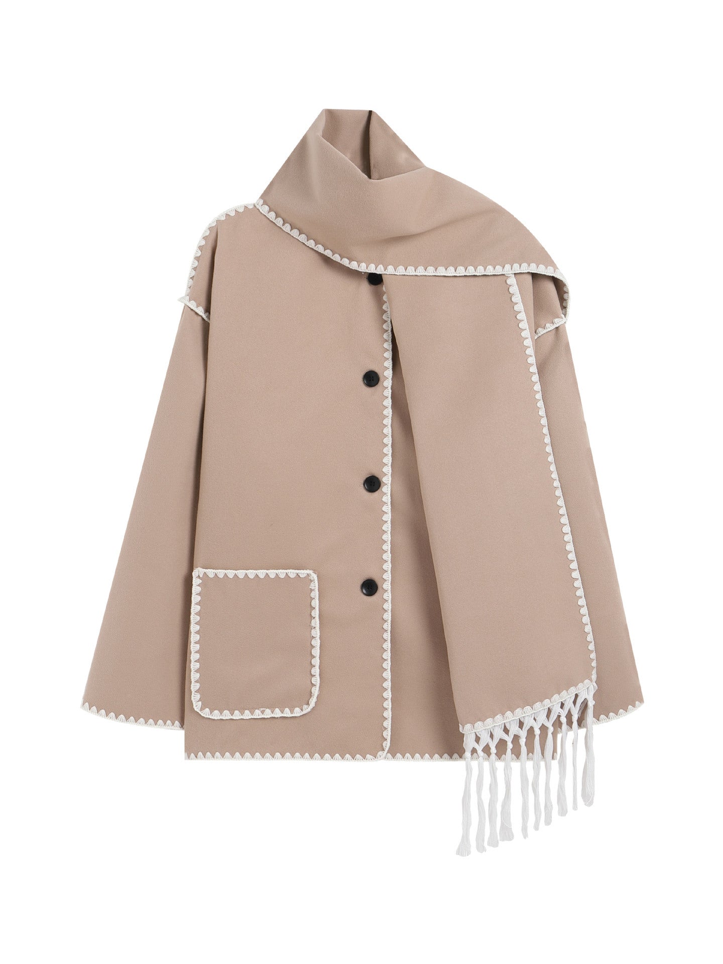 Aurelia™ -  Luxe Scarf Jacket