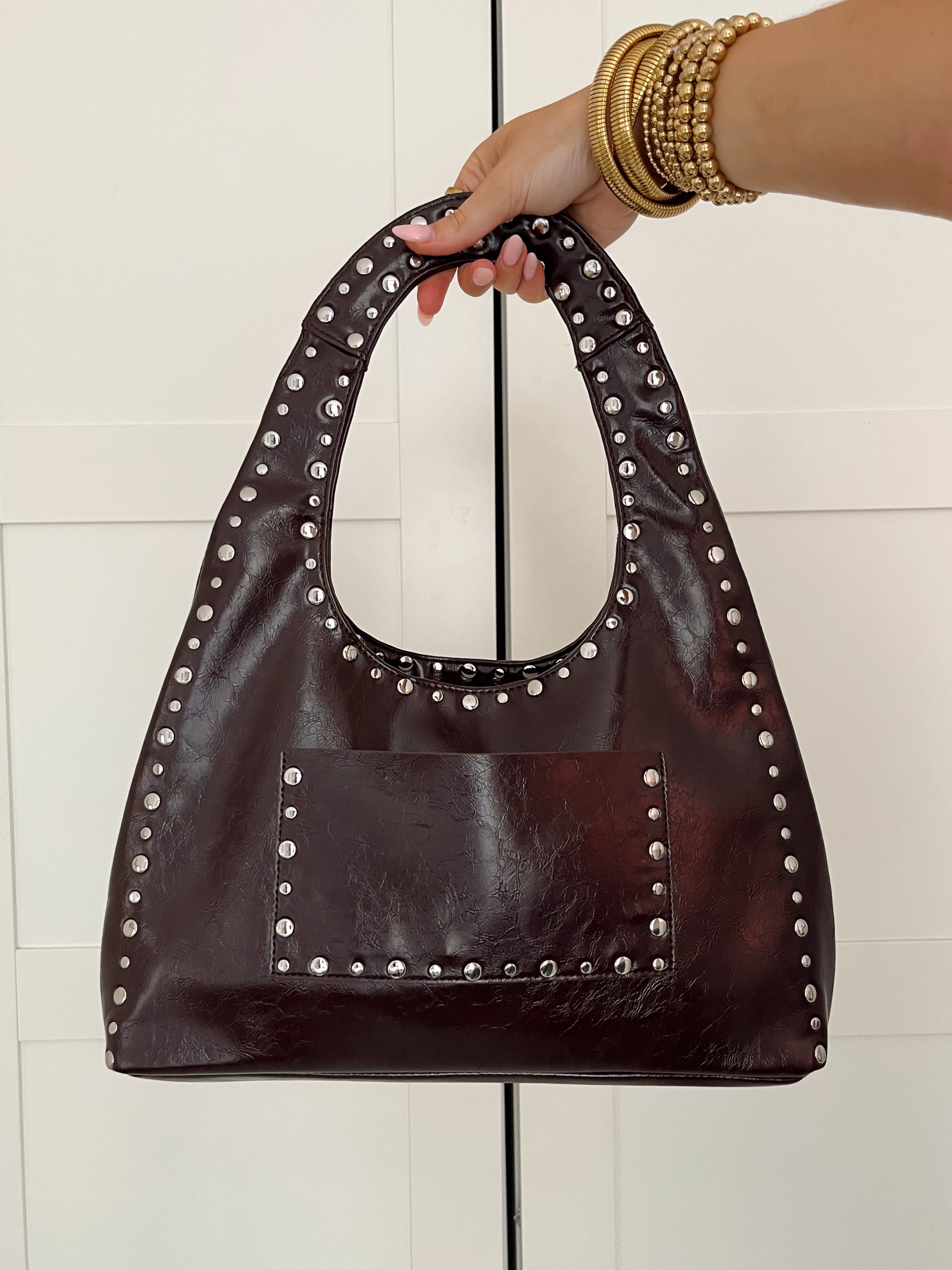 Sturdy | Studded Handbag