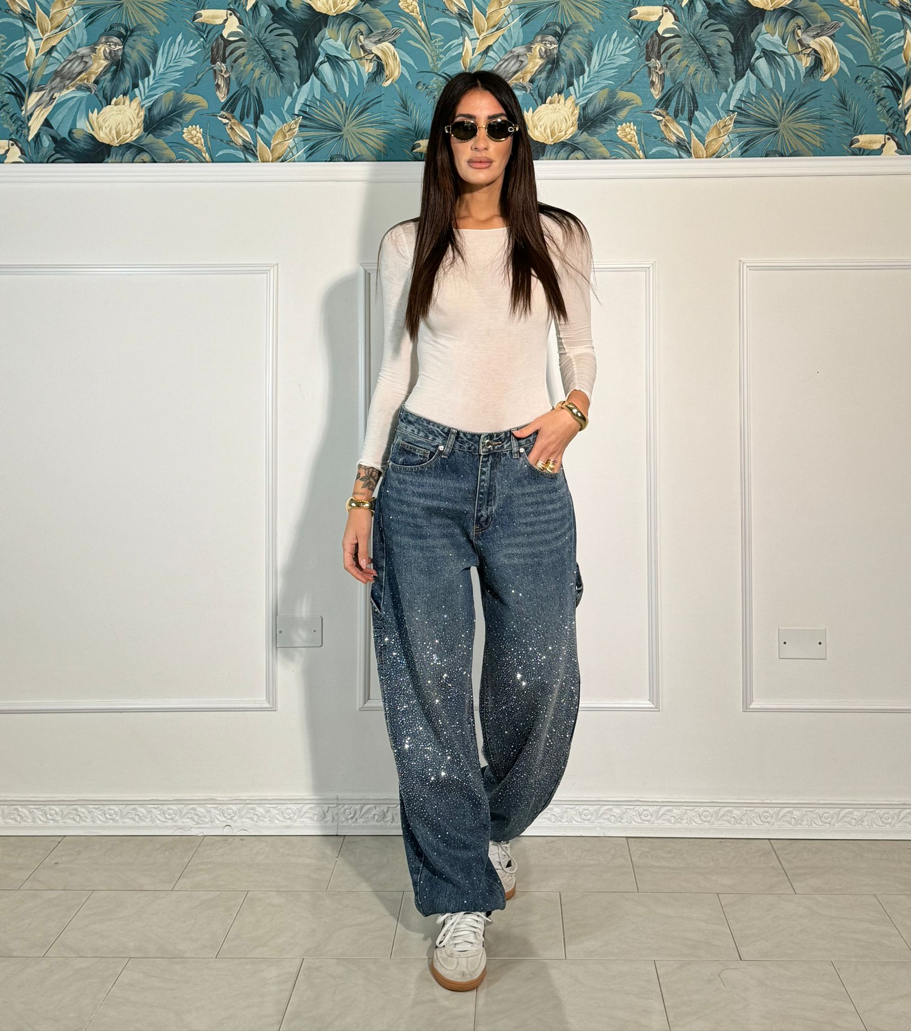 Jeans BALOON CARPENTER DARK SHINE A3290