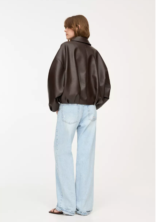Blaire | Oversized Leather Jacket
