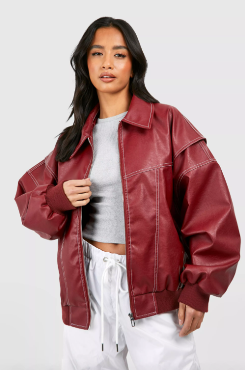 Lakra | Elegant Oversized Leather jacket