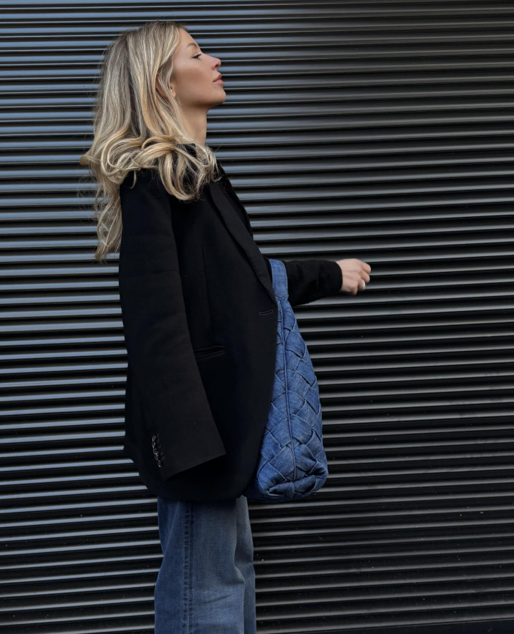 Amara  | Braided Denim Tote Bag