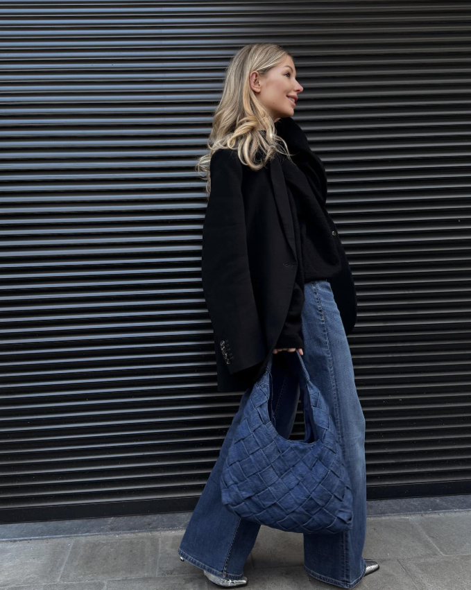 Amara  | Braided Denim Tote Bag