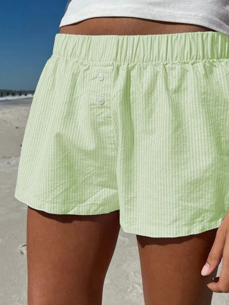 OLIVIA | Striped Summer Shorts