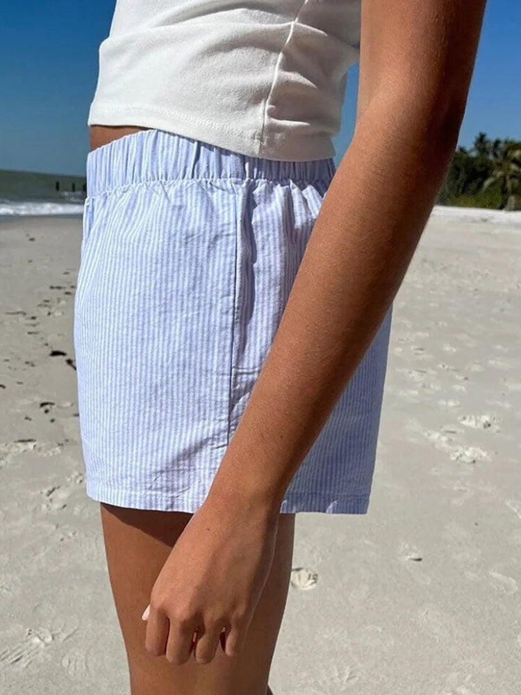 OLIVIA | Striped Summer Shorts