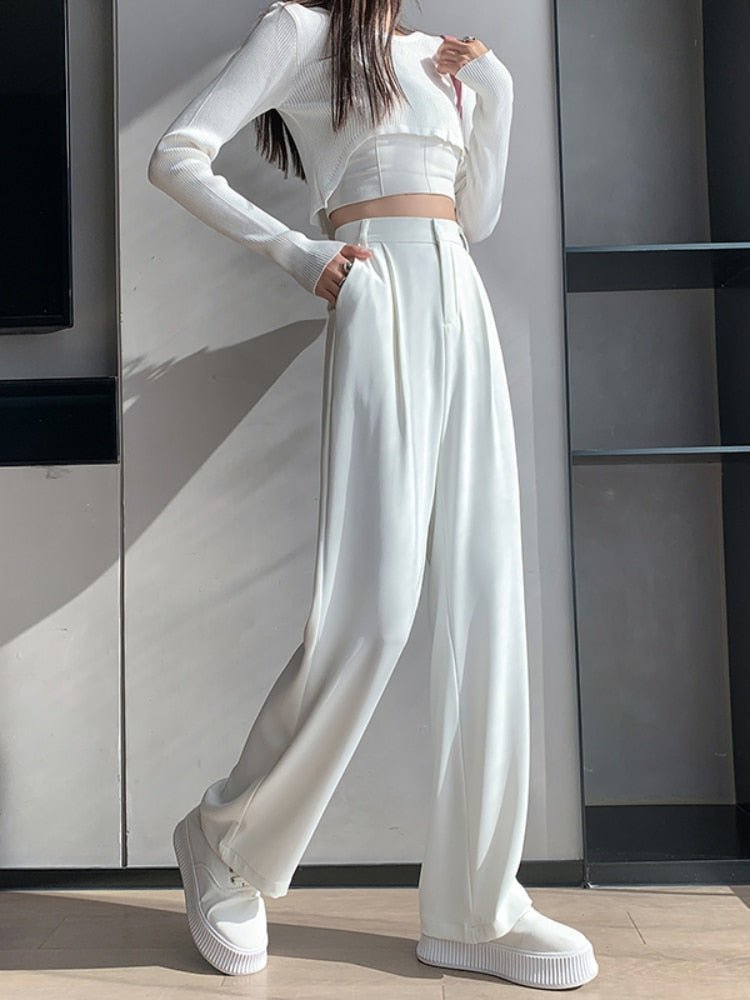 CELESTE | High Waisted Elegant Trousers