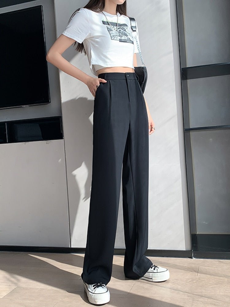 CELESTE | High Waisted Elegant Trousers
