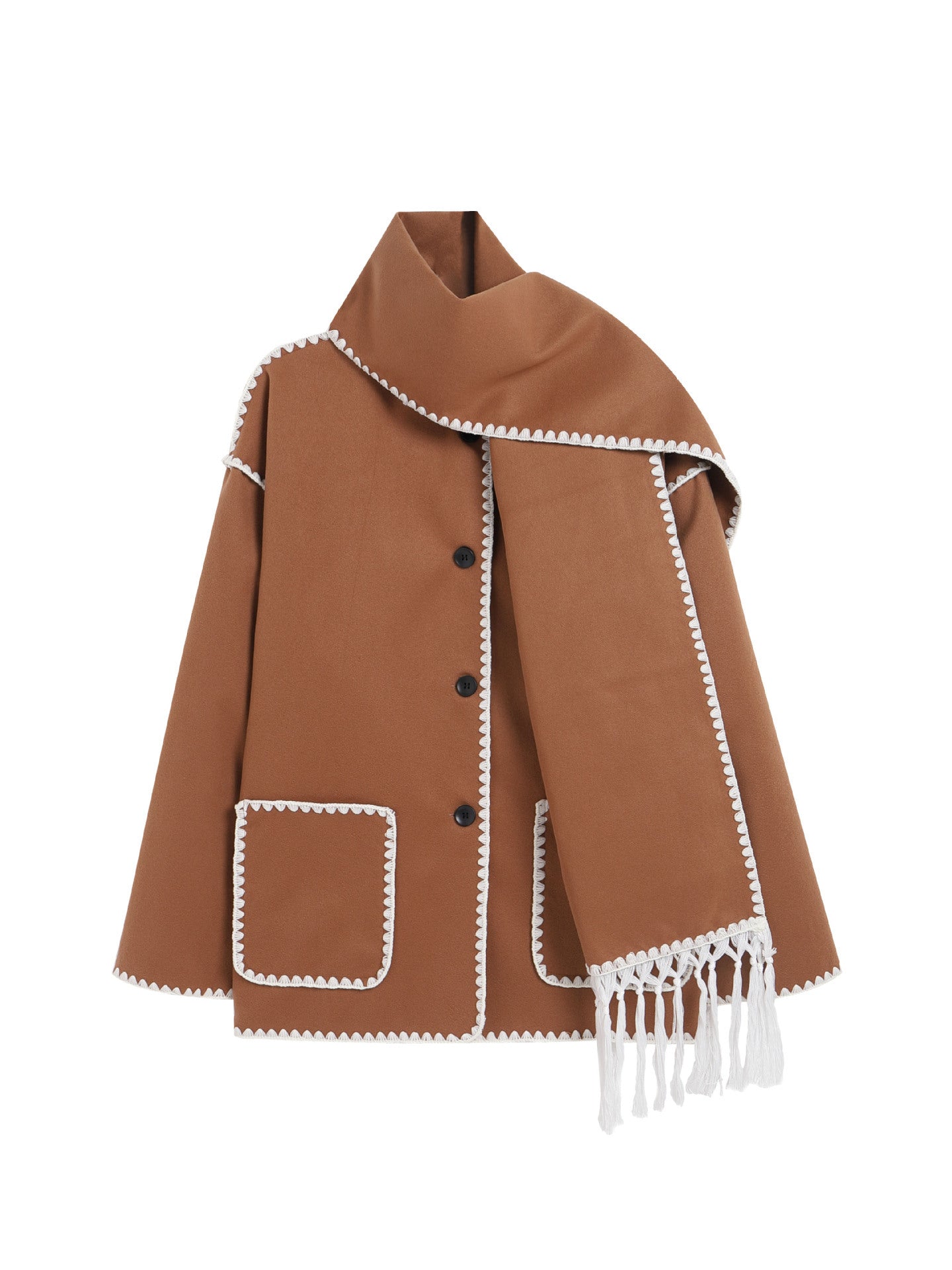 Aurelia™ -  Luxe Scarf Jacket