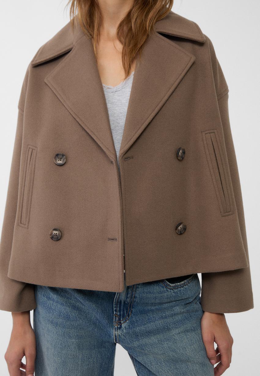 Flairy double breasted coat