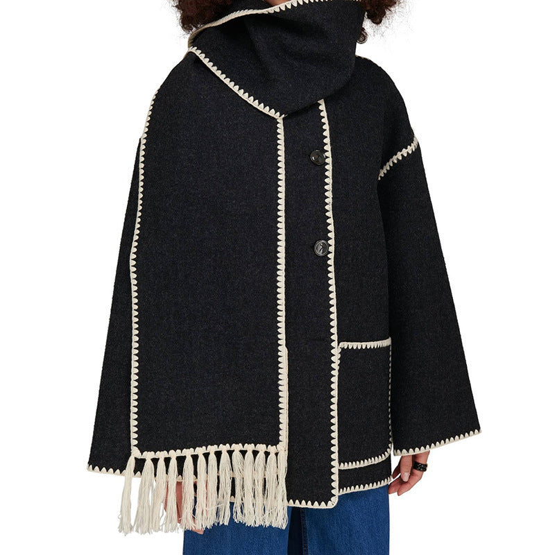Aurelia™ -  Luxe Scarf Jacket